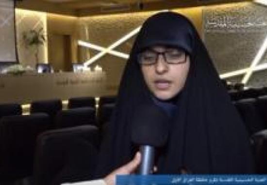 تجلیل از بانوی نخبه قرآنی در عراق